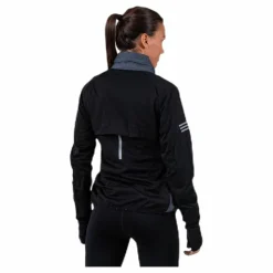 Anja Hybrid Jacket Black