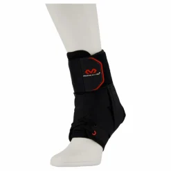 Ankle Brace W/ Straps Black