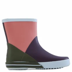 Arild Short Boot Blackberry/light Rose