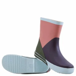 Arild Short Boot Blackberry/light Rose