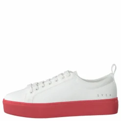 Arlo Three Antique White, Red Outsole