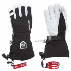 Army Leather Heli Ski Junior White/Black