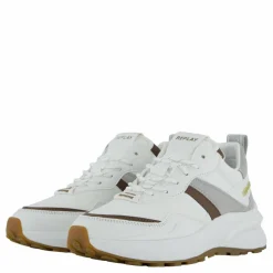Athena Run White Brown