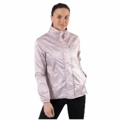 Athlete Recovery Woven Iridescent Jacket Pink