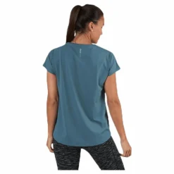 Aubree Ss Loose Training Tee Blue