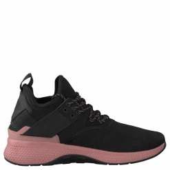 Ax_eon Lace Knit Black/Rose Tan