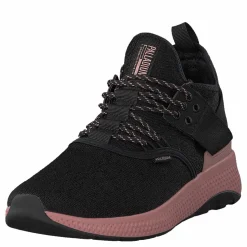 Ax_eon Lace Knit Black/Rose Tan