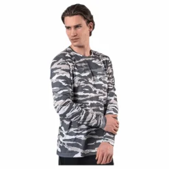 Axton LS Tee Green/Grey