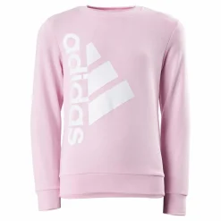 Badge of Sport Logo Crewneck Sweatshirt Clear Pink