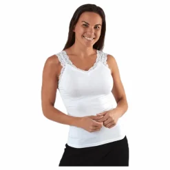 Barbera Lace Top White