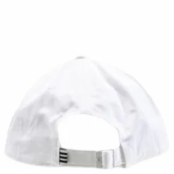 Baseball 3 Stripes Cap Cotton Twill White / Black / Black