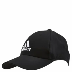 Baseball Cap Cotton Twill Black / Black / White