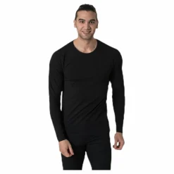 Basic O-Neck Tee L/S Black