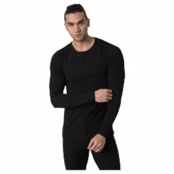 Basic O-Neck Tee L/S Black