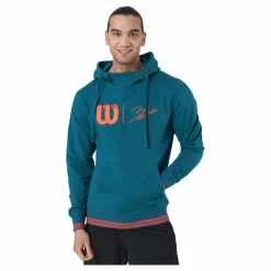 Bela Po Hoody-slimfit Blue Coral/fiesta