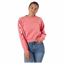Bettens Cropped Crew Sweat 40021 - Tea Rose