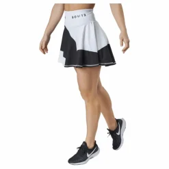 Bianca /print Skirt Big Stripe White/black