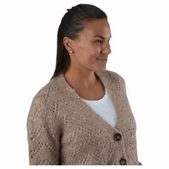 Bibi Ls  Knit Cardigan Beige