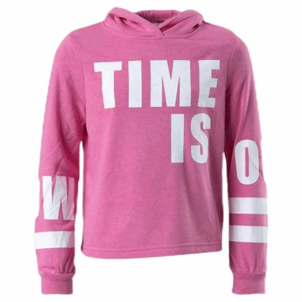 Billie L/S Hood Swt Pink