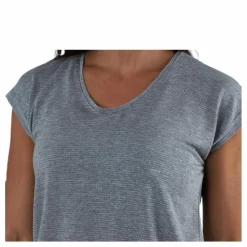 Billo Tee Lurex Stripes Grey