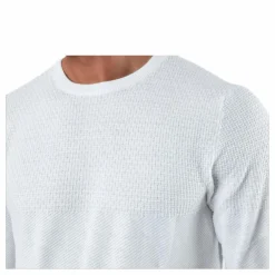 Blacamp Knit Structure Crew Neck White
