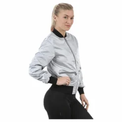 Blink Bomber Jacket Silver