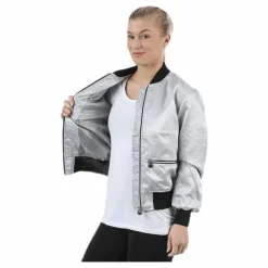 Blink Bomber Jacket Silver