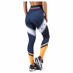 Block Legging Stars Full Length Blue