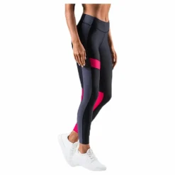 Blocked Compression Tights Black