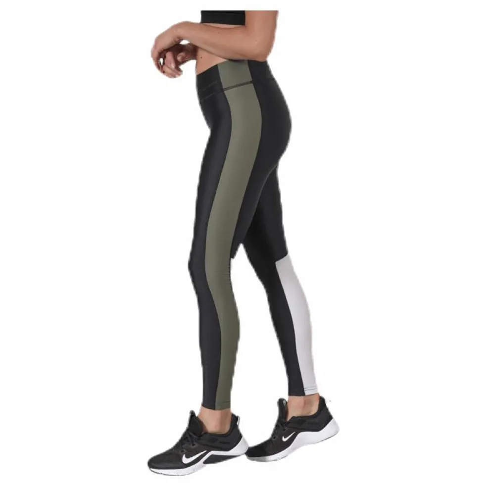 Blocked Compression Tights Green