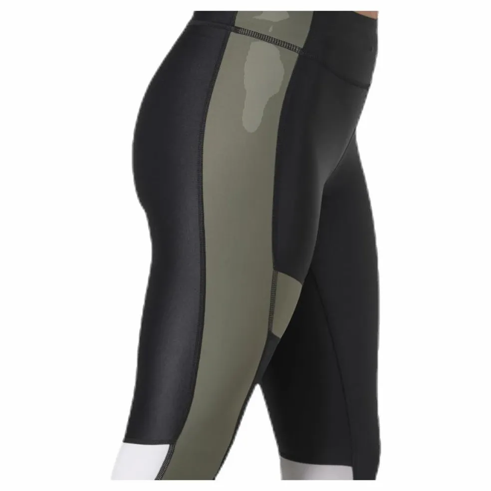 Blocked Compression Tights Green
