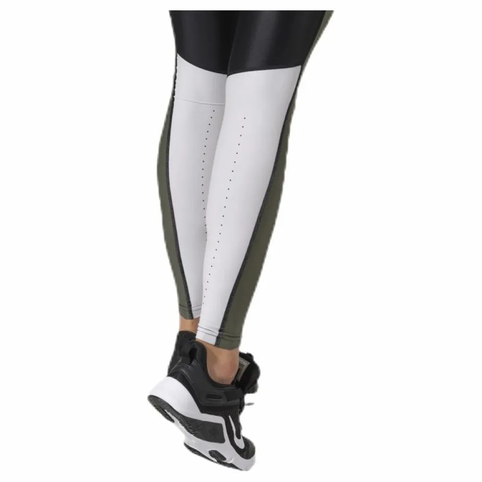 Blocked Compression Tights Green