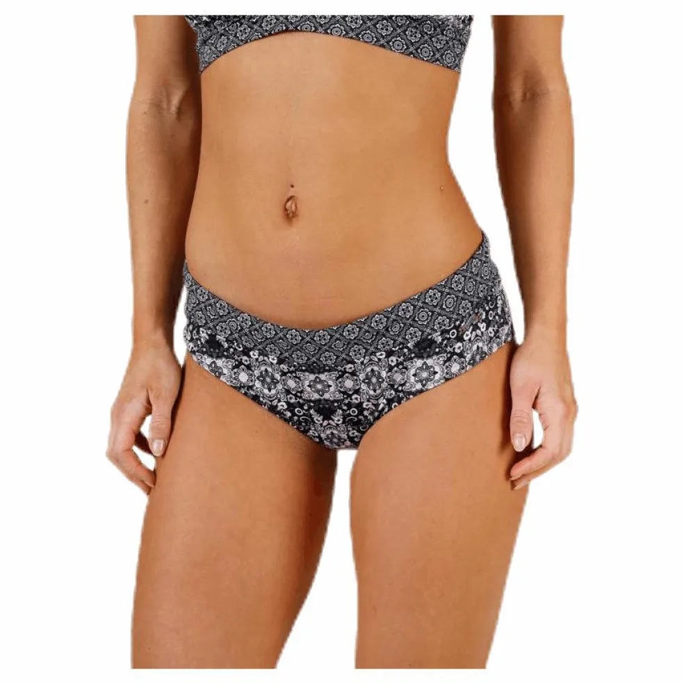 Blossom Bikini Bottom Black