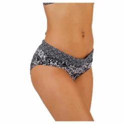 Blossom Bikini Bottom Black