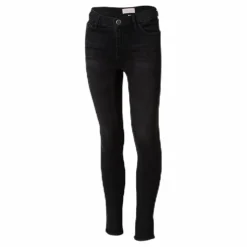 Blush Skinny Raw Jeans Black