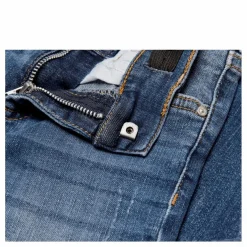 Blush Skinny Raw Jeans Blue