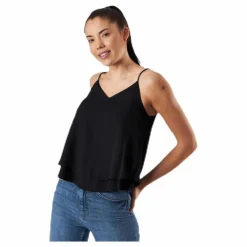Bodil Slip Top Black