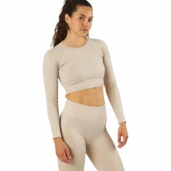 Bonnie Ribbed LS Beige