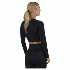 Bonnie Ribbed LS Black