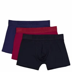 Boxer Bamboo 3-pack Regular Le Black, Burgundy, Navy