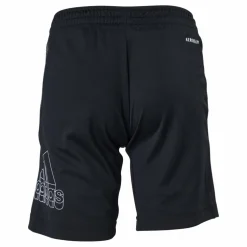Boys Aeroready Heather Short Black / White