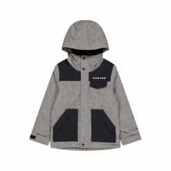 Boys Dugout Jacket Black/grey Grey, Black