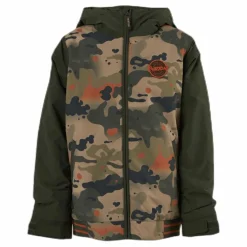 Boys Gameday Jacket Patterned/Green