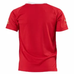 Boys Salah Aeroready Football T-Shirt Vivid Red / Gold Metallic