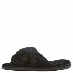 Brahny W Plush Slipper Black