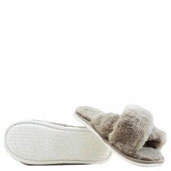 Brahny W Plush Slipper Pine Bark