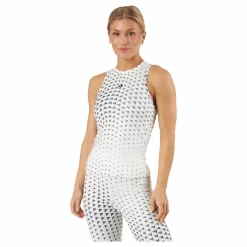 Brand Love Performance Tank Top Off White