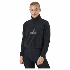 Brand Love Polarfleece Half-Zip Sweatshirt Black / White / Halo Blush