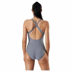 Brighton Swimsuit w Racerback Blue/White