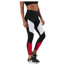 Cadence Blocked Tights Red